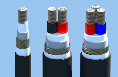 Cáp nhôm ngầm AVV/AWA, AVV/SWA 0,6/1kV