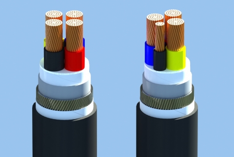 Cáp đồng ngầm CVV/AWA, CVV/SWA 0,6/1kV